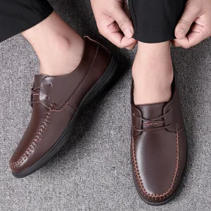 Men's Casual Genuine Leather Business Loafers | Driving Shoes