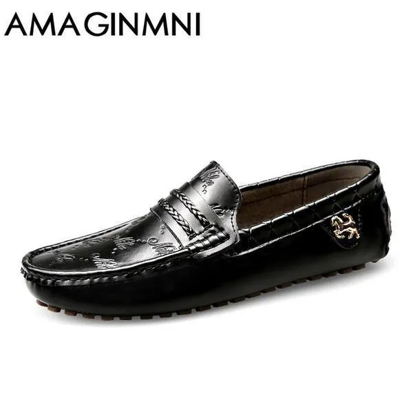 Men's Luxury Fashion Slip On Driving Shoes