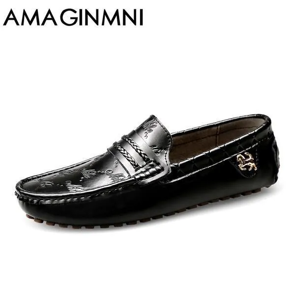 Men's Luxury Fashion Slip On Driving Shoes