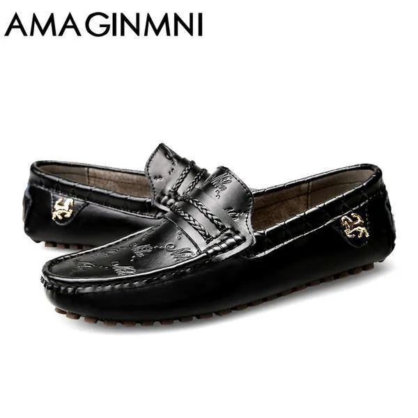 Men's Luxury Fashion Slip On Driving Shoes