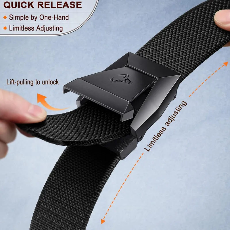 Men's Quick Release Tactical Belt 1.5"
