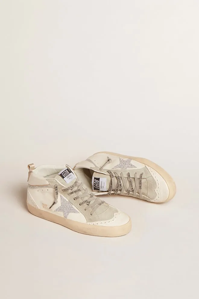 Mid Star in Nappa and Suede w/ Crystal Star