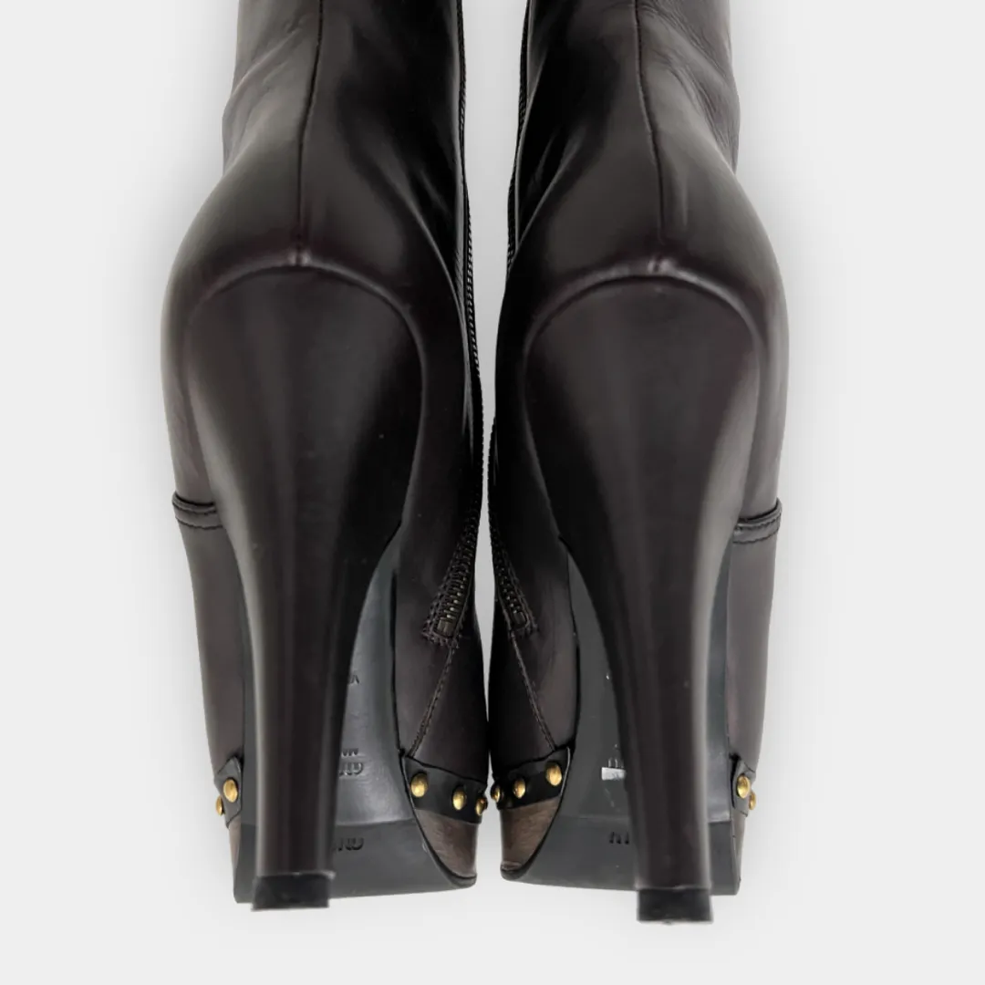 Miu Miu Vintage Platform Boots