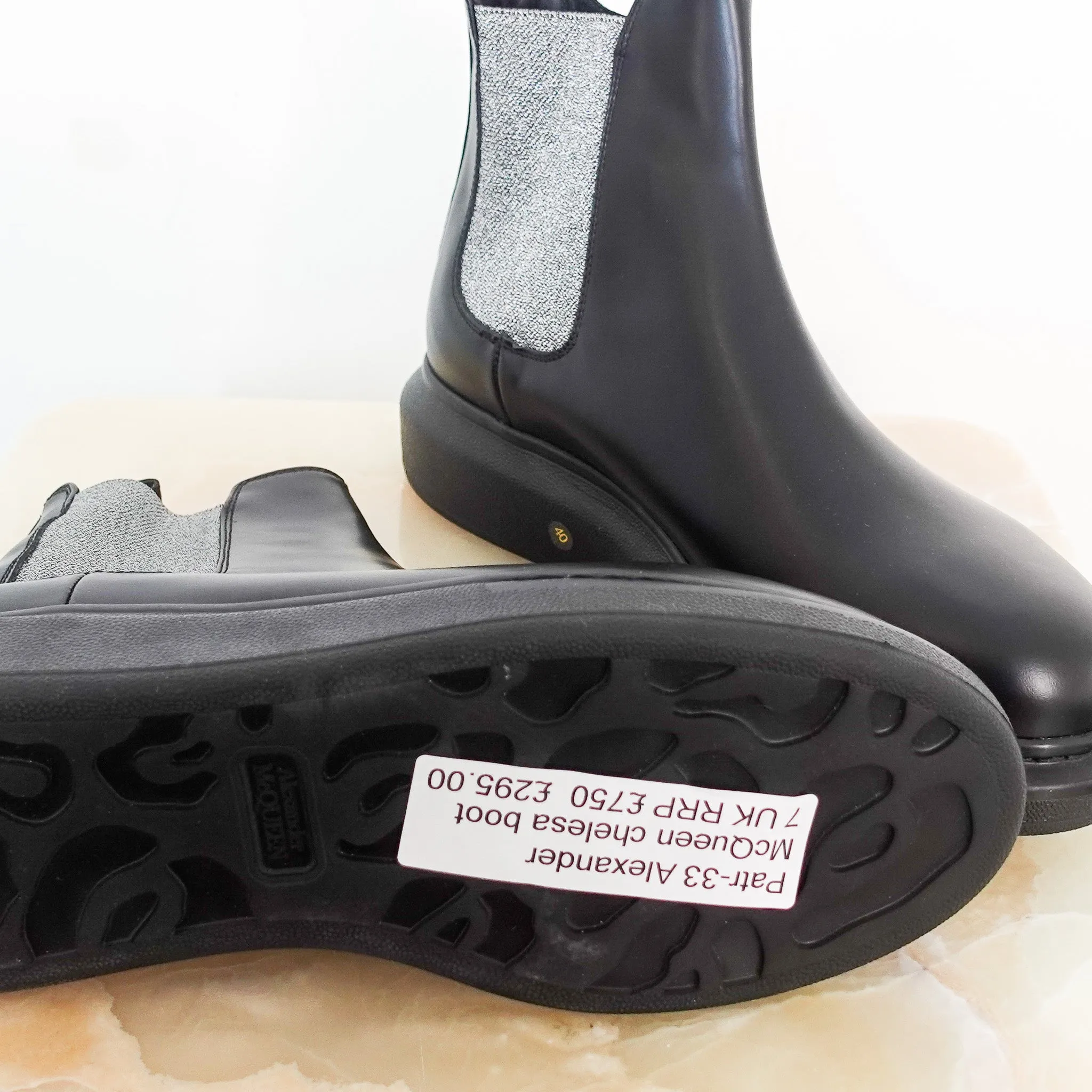 NEW Chelsea black boots RRP £750