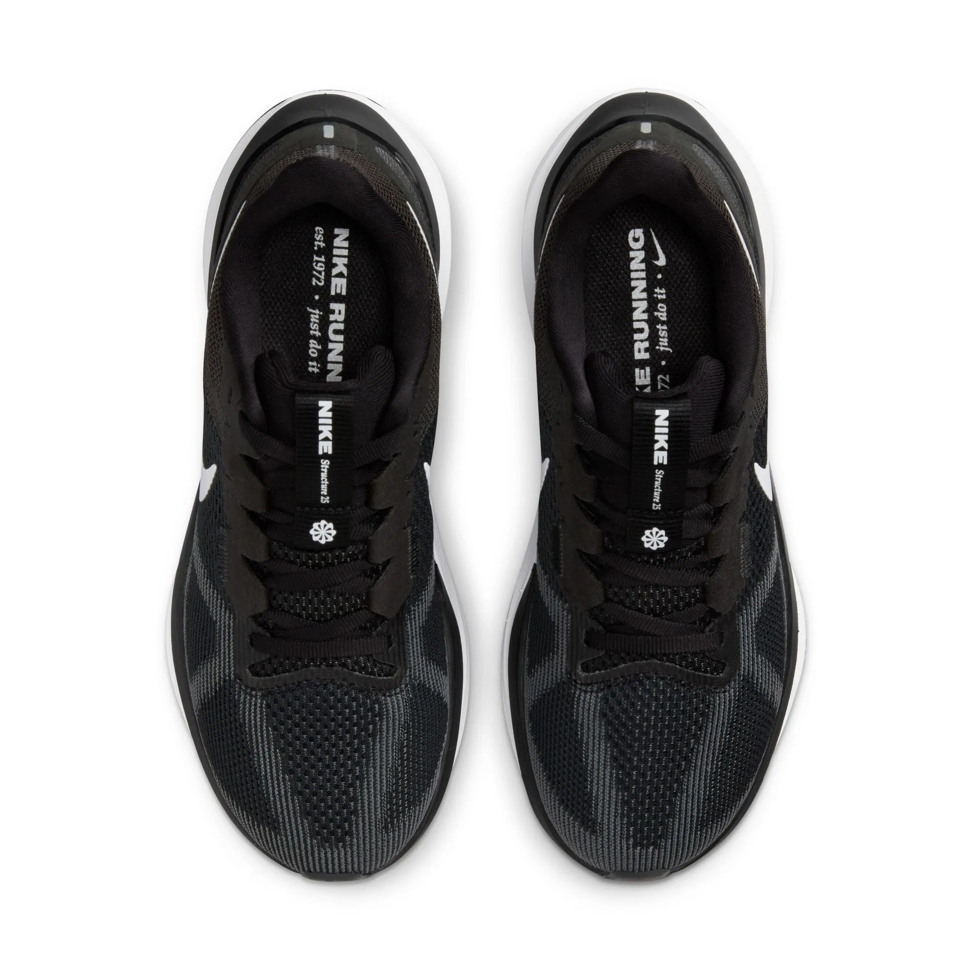 Nike Air Zoom Structure 25 - Black/White/Dark Smoke Grey