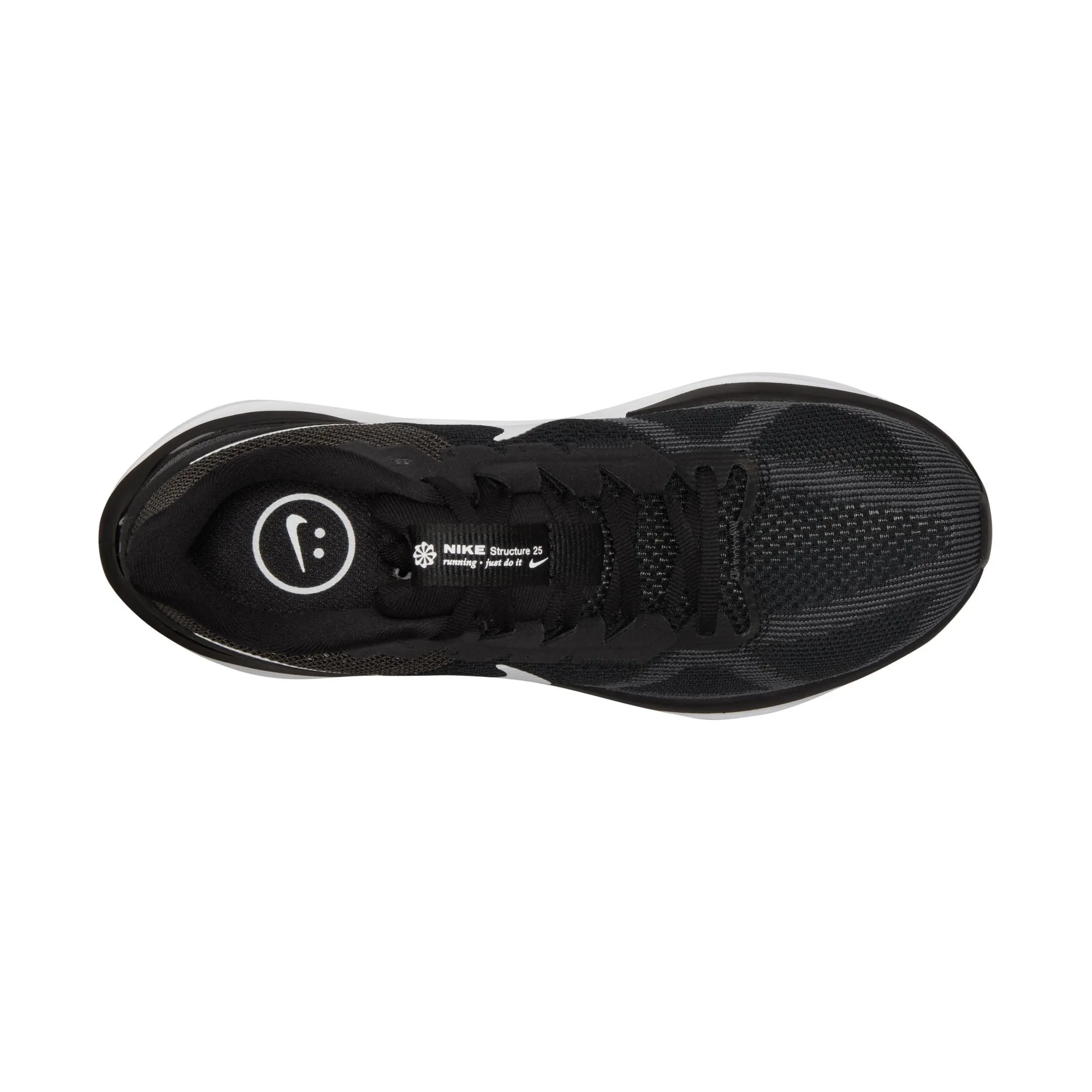 Nike Air Zoom Structure 25 - Black/White/Dark Smoke Grey