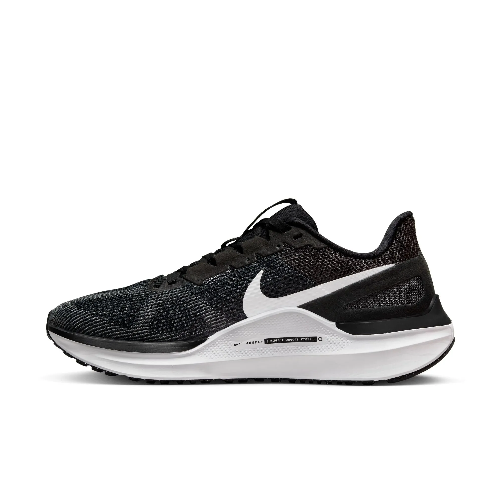 Nike Air Zoom Structure 25 - Black/White/Dark Smoke Grey