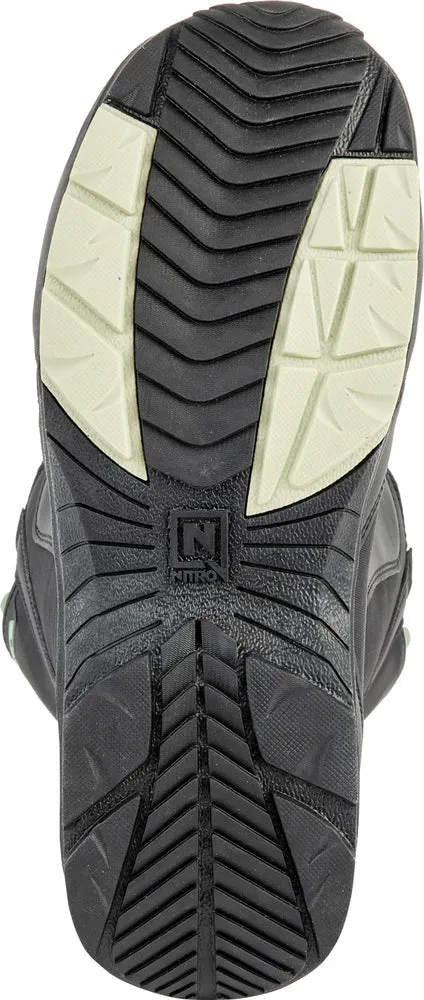 Nitro Flora TLS Womens Snowboard Boots in Black and Mint 2024