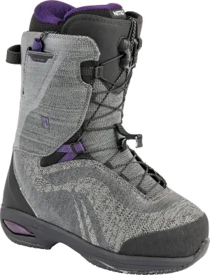 Nitro Ronda TLS Womens Snowboard Boots in Charcoal and Purple 2024