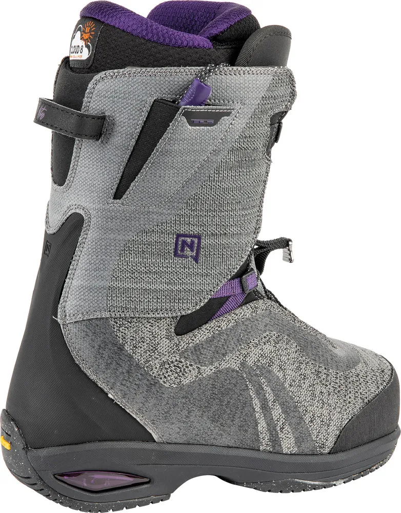 Nitro Ronda TLS Womens Snowboard Boots in Charcoal and Purple 2024