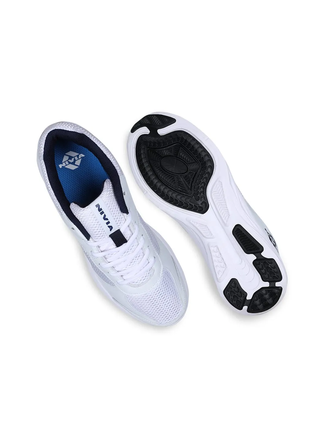 Nivia Hawks Running Shoes For Men White