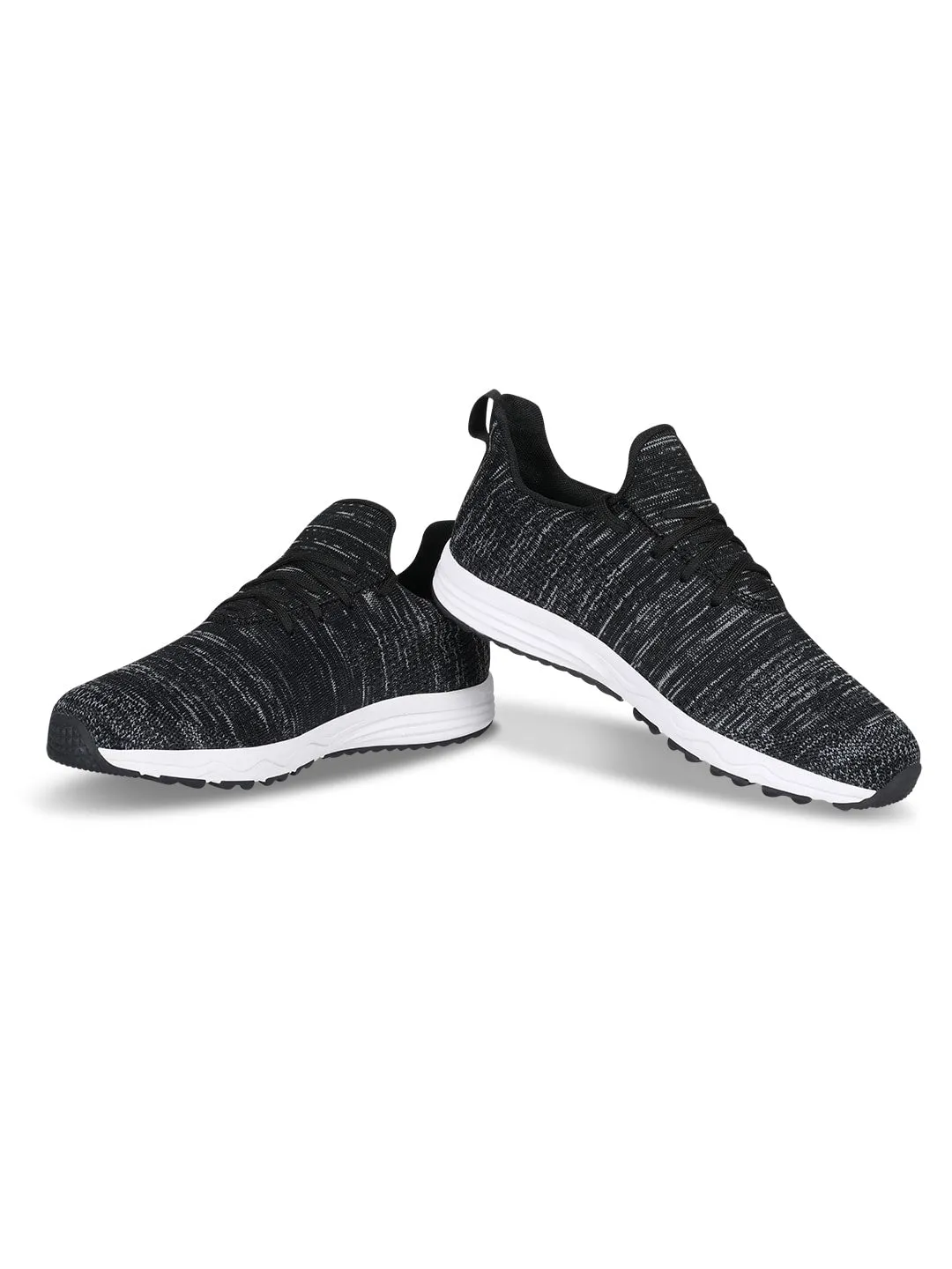 Nivia Impulse Knitted Running Shoes For Men Black