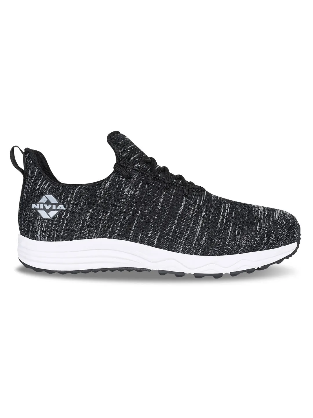 Nivia Impulse Knitted Running Shoes For Men Black