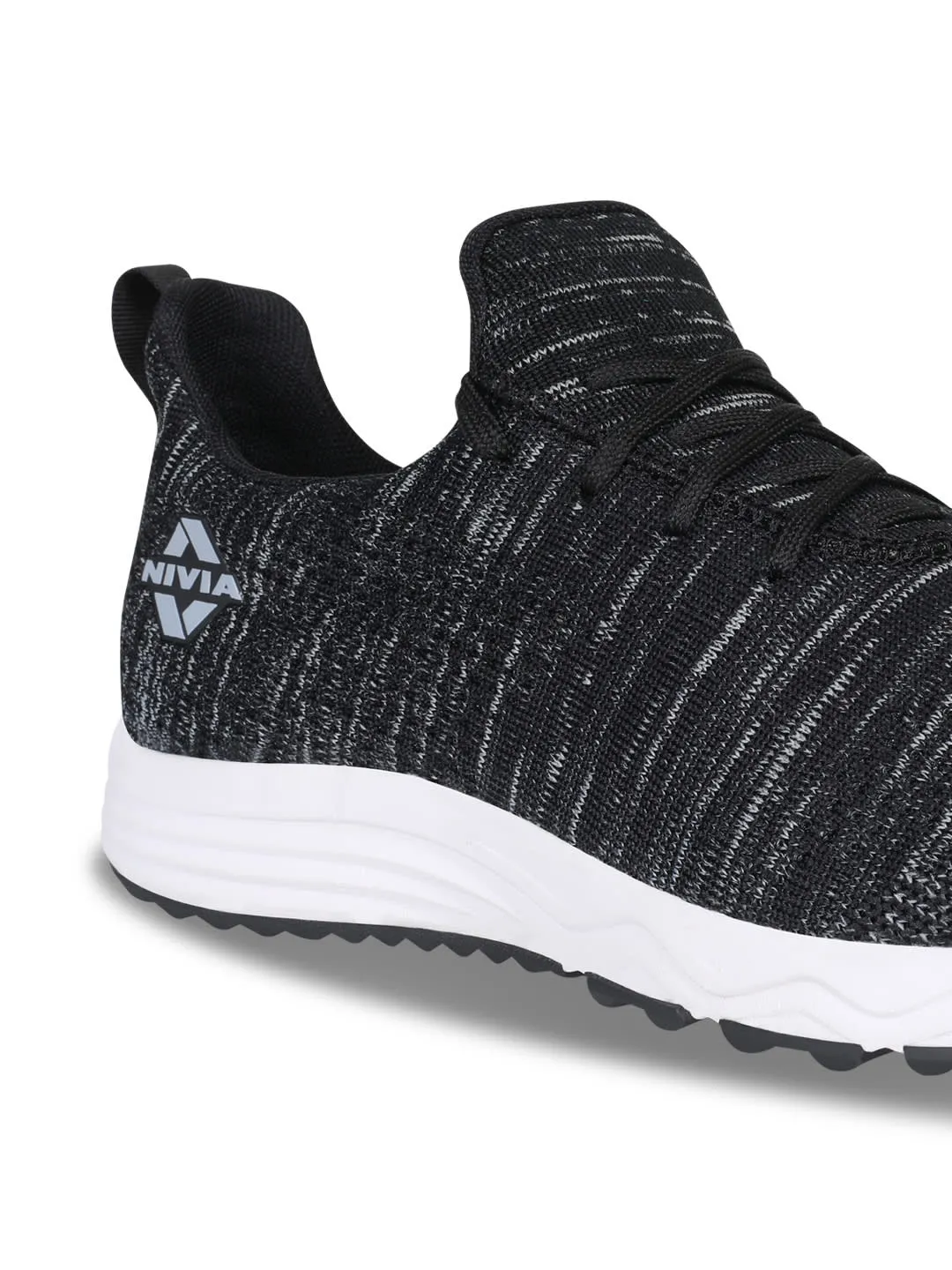 Nivia Impulse Knitted Running Shoes For Men Black