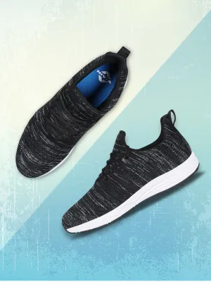 Nivia Impulse Knitted Running Shoes For Men Black