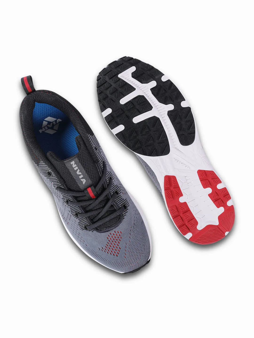 Nivia Yorks Running Shoe For Men  Grey