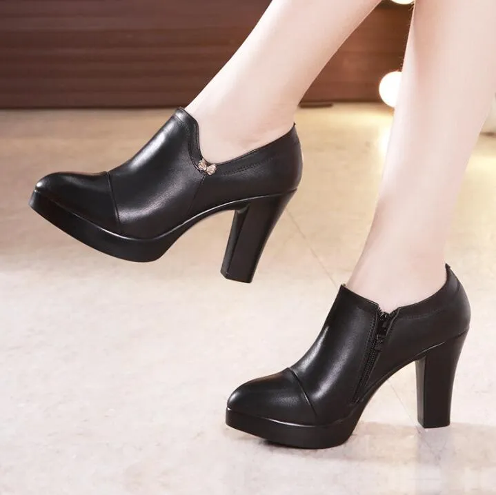 Petite Size Platform Booties DS66