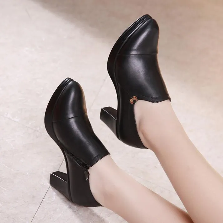 Petite Size Platform Booties DS66