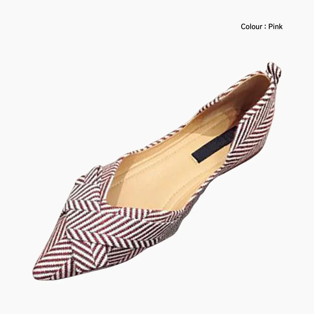 Pointed-Toe, Slip-On : Ballet Flats