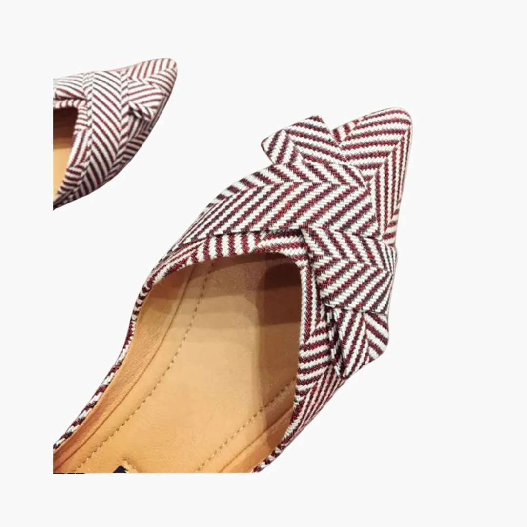 Pointed-Toe, Slip-On : Ballet Flats