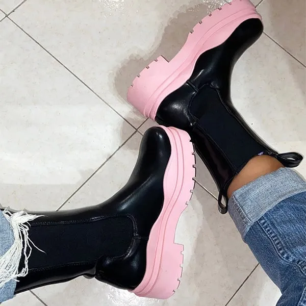 Purpdrank - Colorful Platform Boots