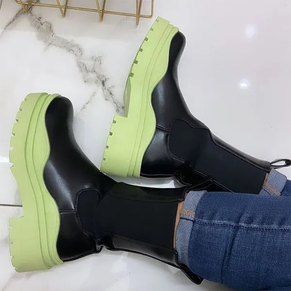 Purpdrank - Colorful Platform Boots