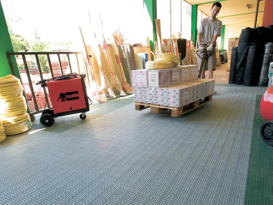 Riverstone Interlocking Flooring System of Panels