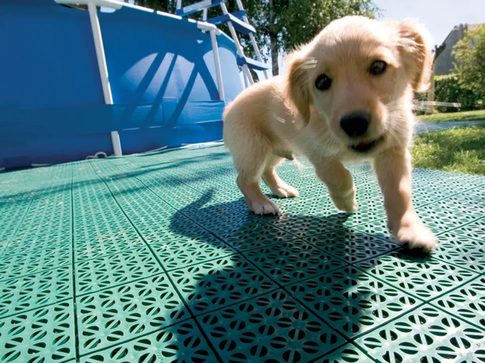 Riverstone Interlocking Flooring System of Panels