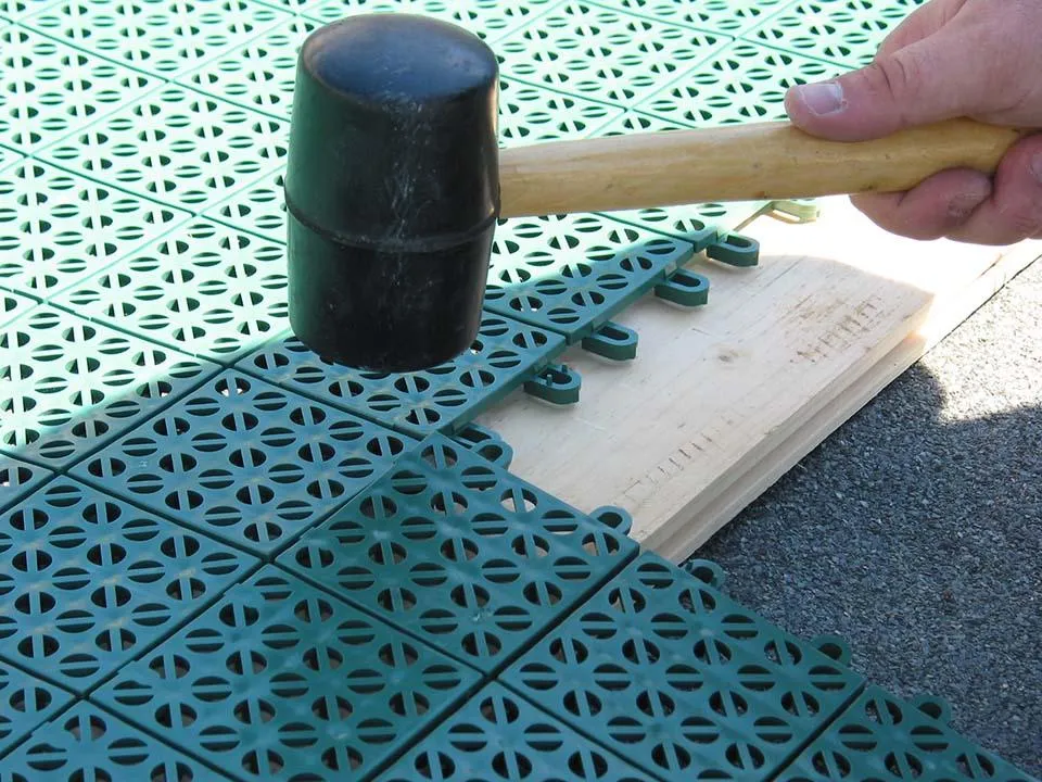 Riverstone Interlocking Flooring System of Panels
