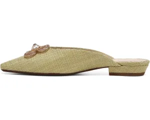 Sam Edelman Jayden Pistachio Embellished Slip On Pointed Toe Dress Mule Flats