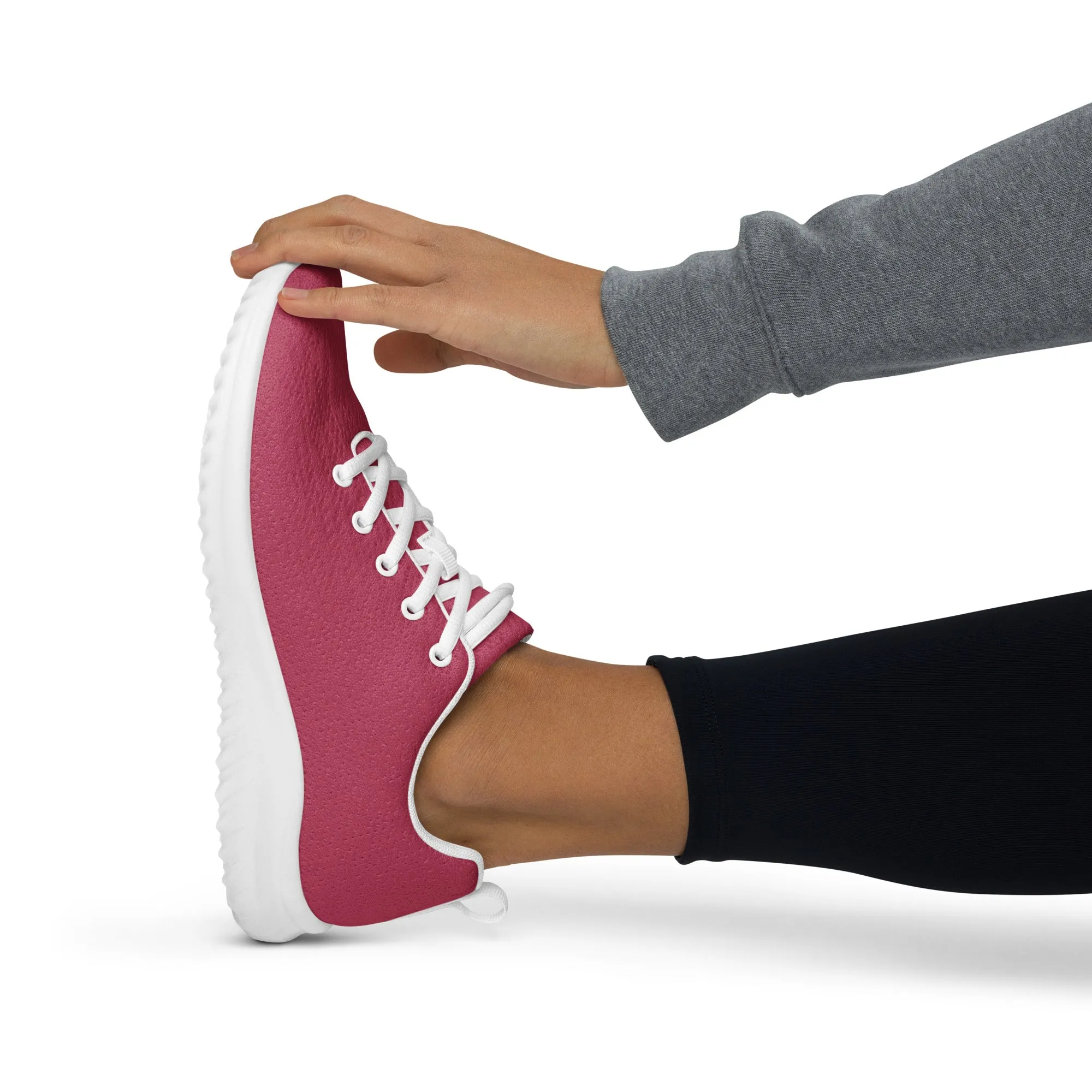 Snooty Fox Art Women’s Athletic Shoes - Viva Magenta