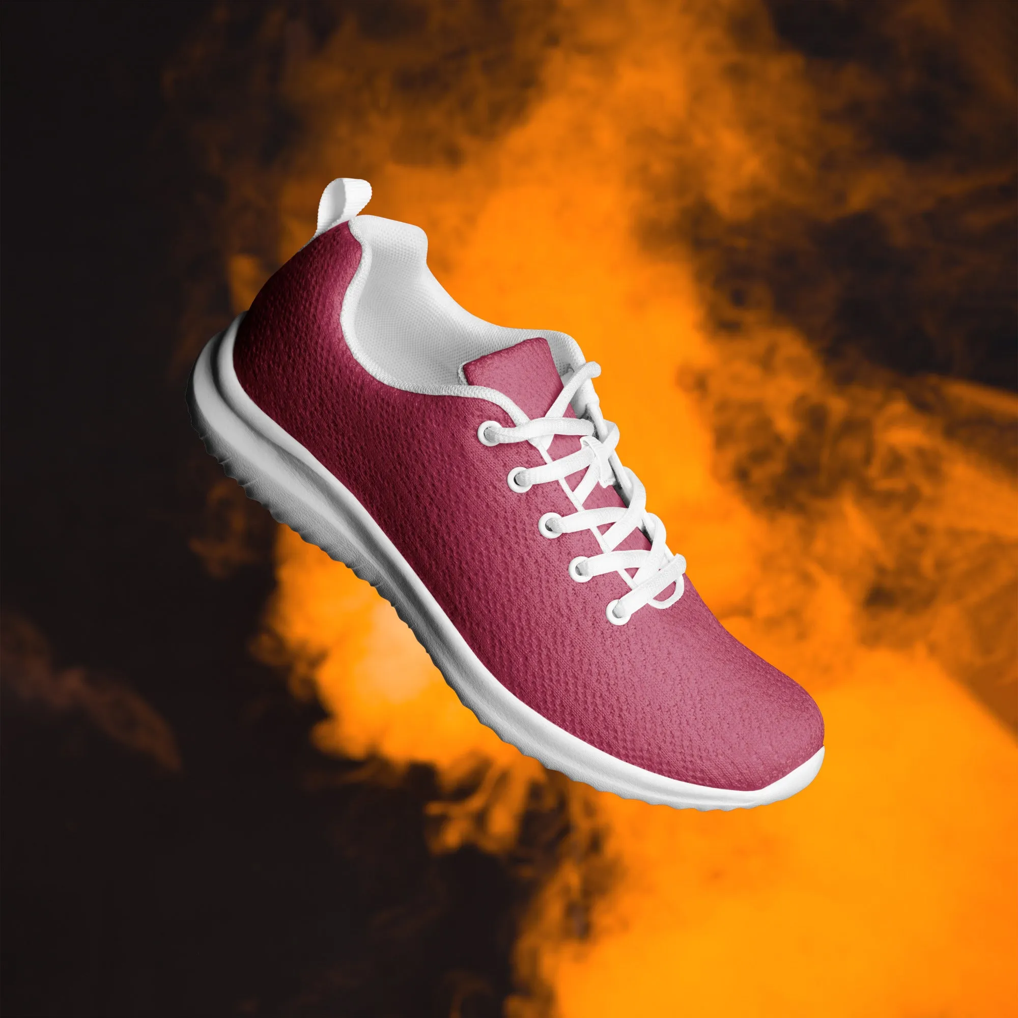Snooty Fox Art Women’s Athletic Shoes - Viva Magenta