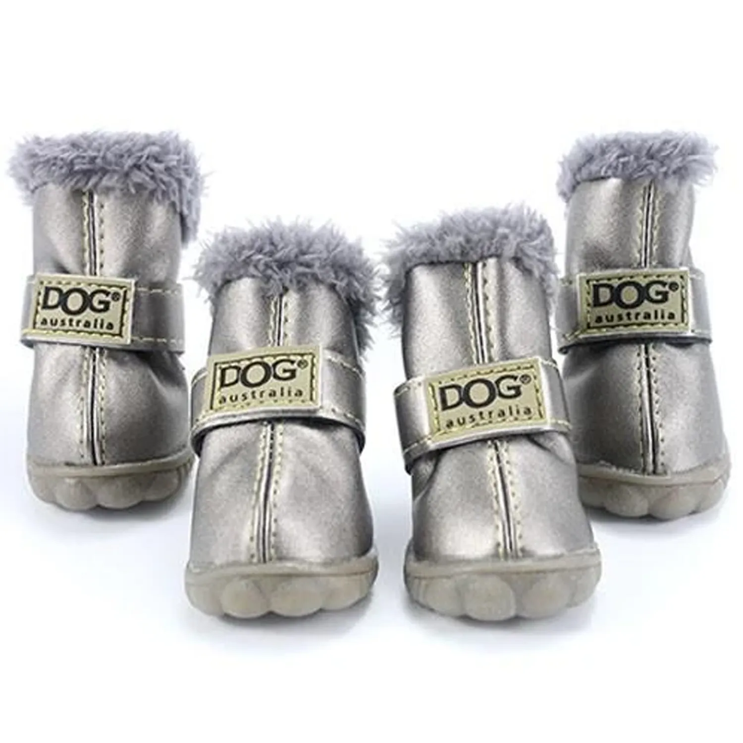 Snow Dog Boots: Silver