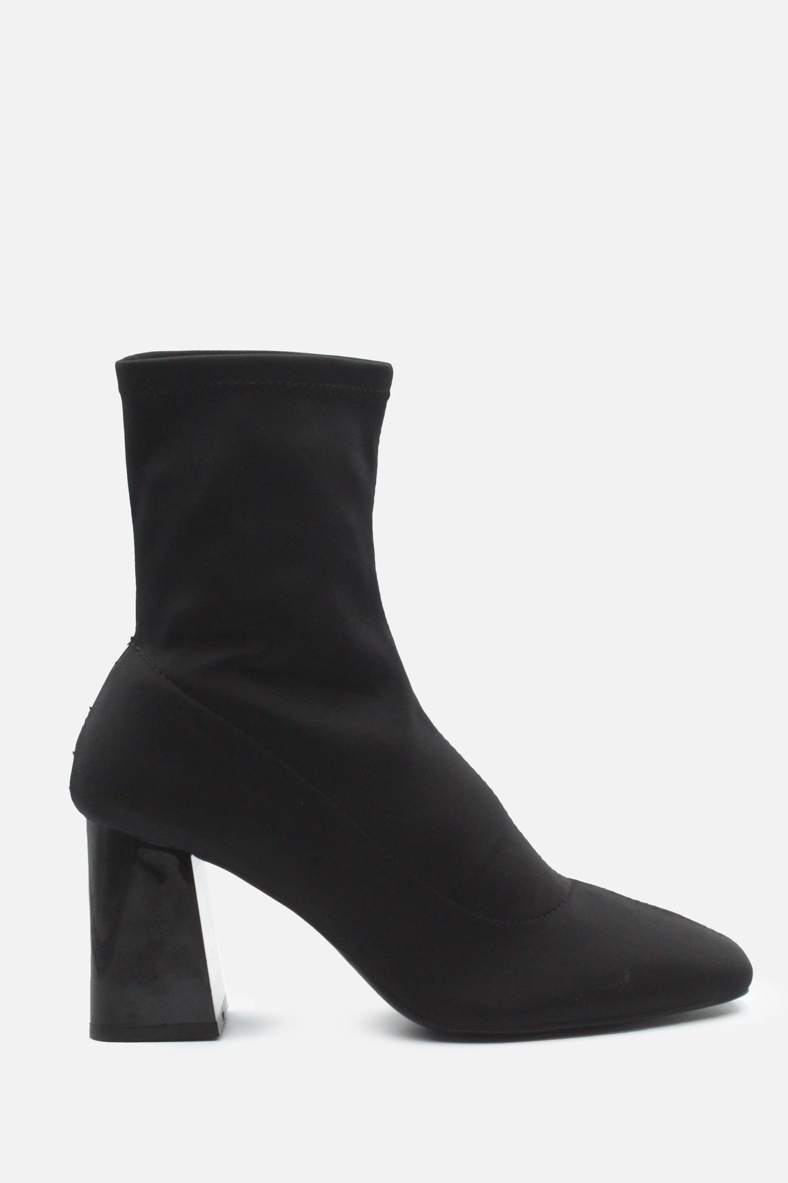 Stradivarius Block Heels Ankle Boots | Textile