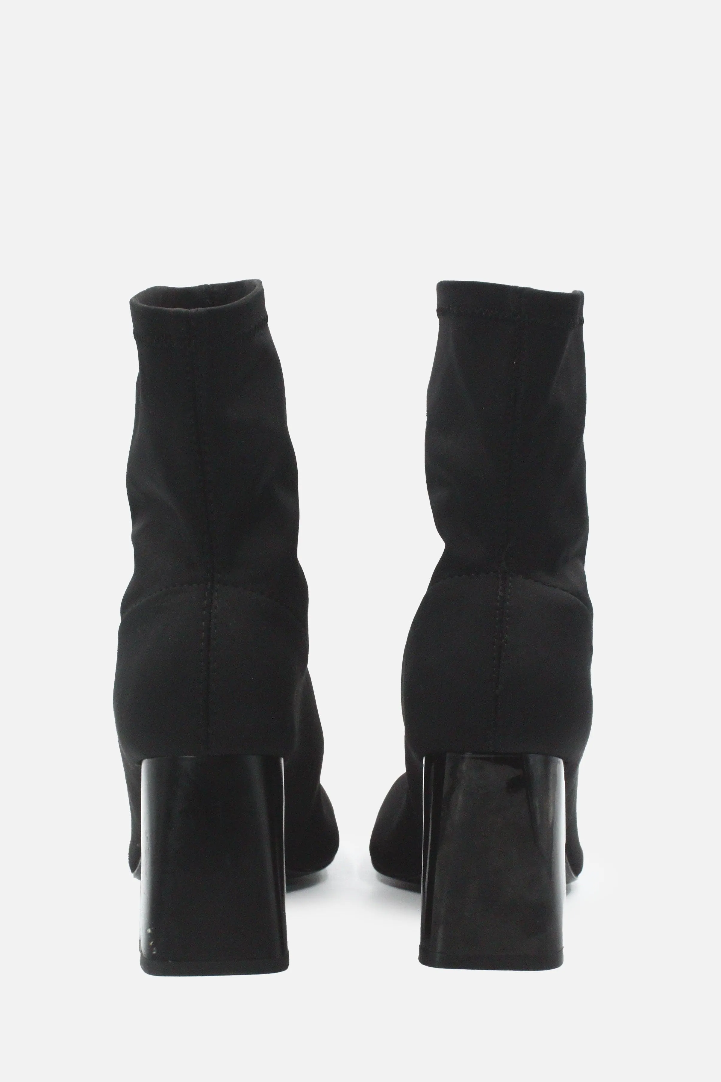 Stradivarius Block Heels Ankle Boots | Textile
