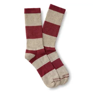 Striped Ribbed Sock | Duck Head