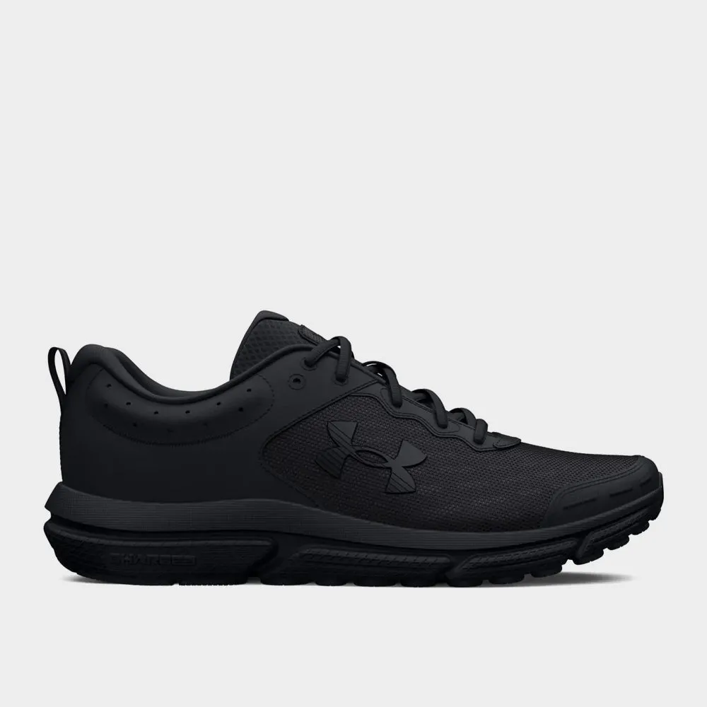 Under Armour Mens Charged Assert 10 Running Black/black _ 182902 _ Black