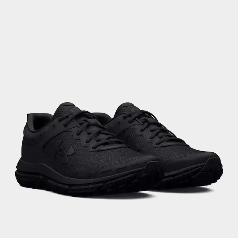 Under Armour Mens Charged Assert 10 Running Black/black _ 182902 _ Black