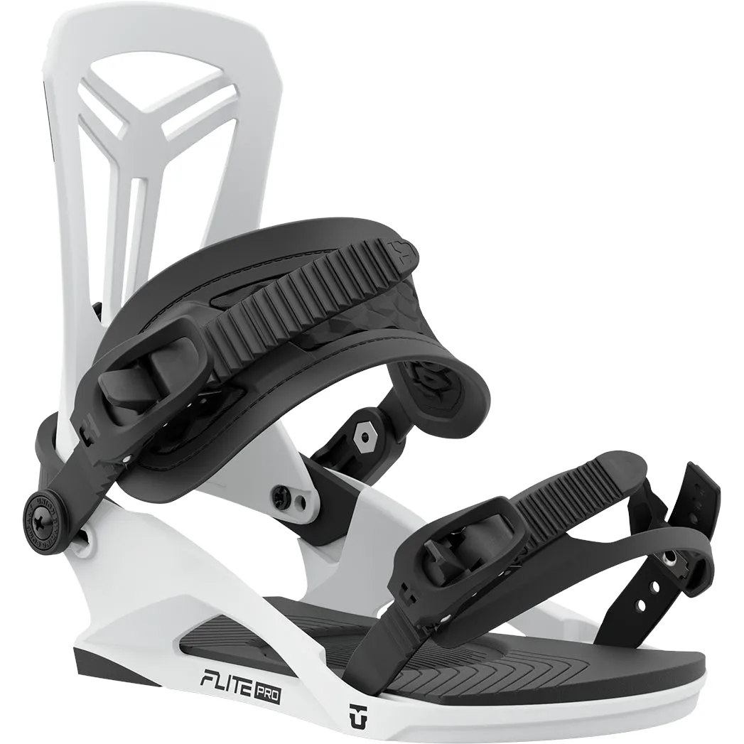 Union 2024 Flite Pro Snowboard Bindings - White