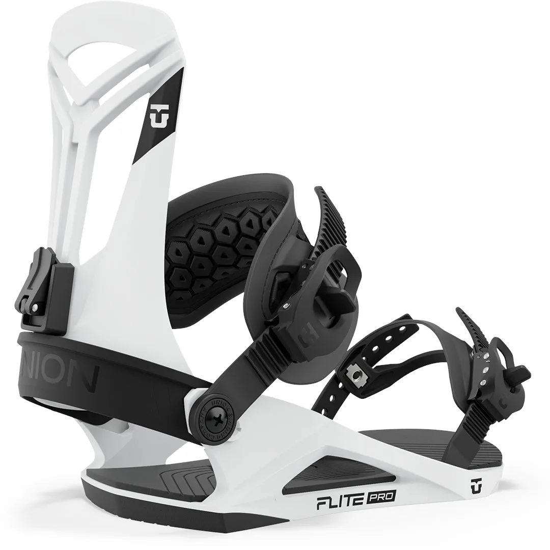 Union 2024 Flite Pro Snowboard Bindings - White