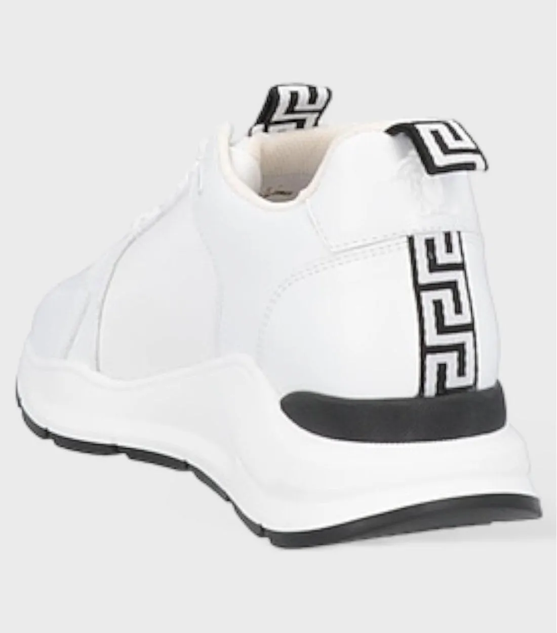 Versace Kalfleer Sneakers Wit