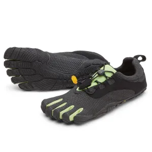 Vibram Womens V-Run Retro Fivefingers Shoes Barefoot Running Trainer Black/Green