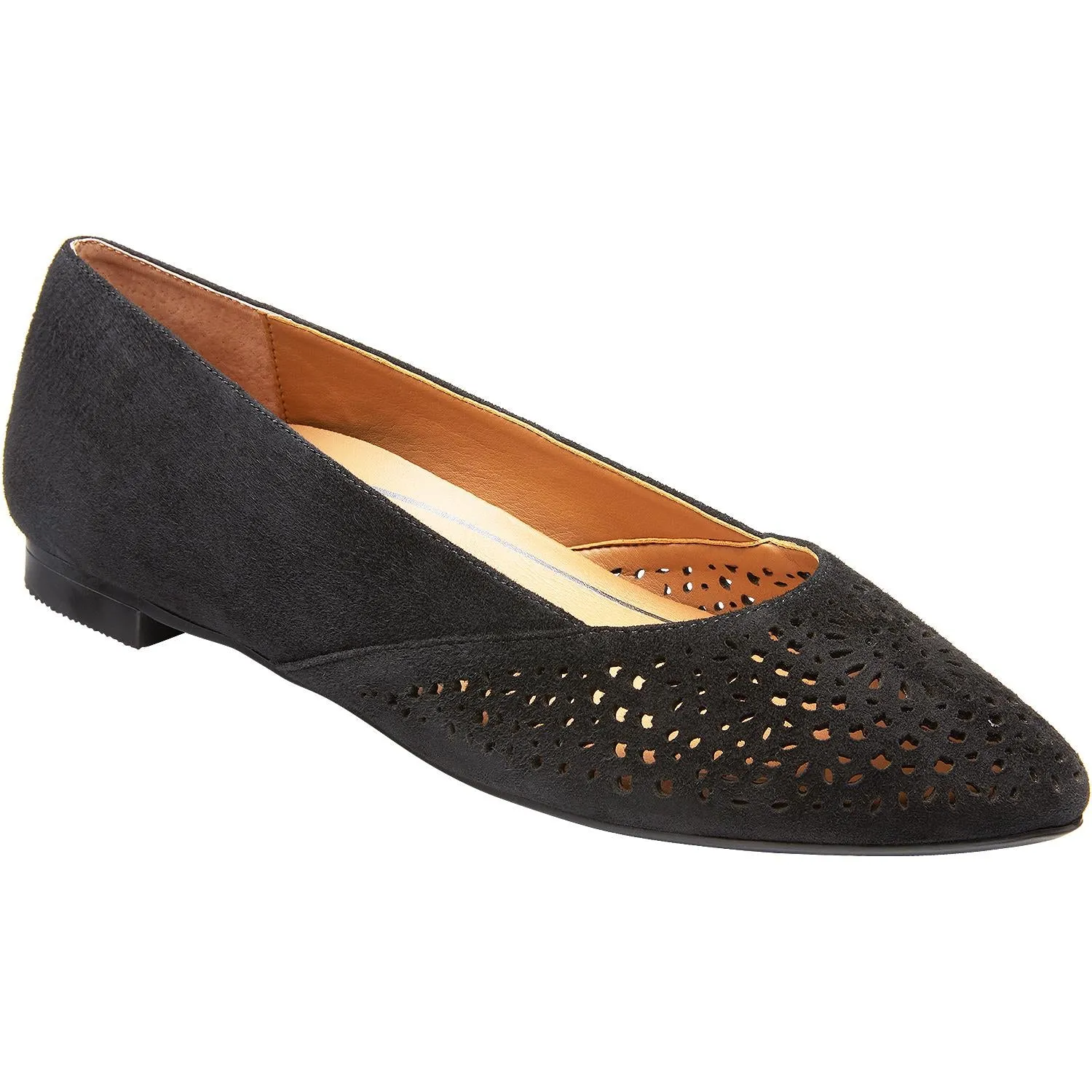 Women's Vionic Carmela Perf Black Suede